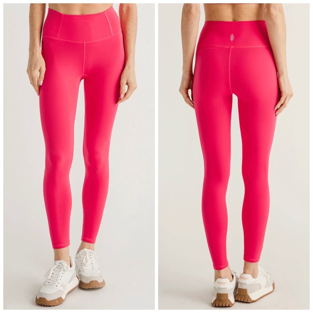 NWOT Free People Never Better 7/8 Length Leggings Electric Sunset S - Picture 2 of 10